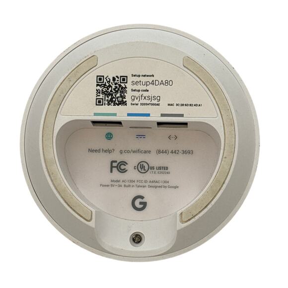 Google AC-1304 WiFi Single WiFi Point Router Replacement No Power Supply - Picture 2 of 4